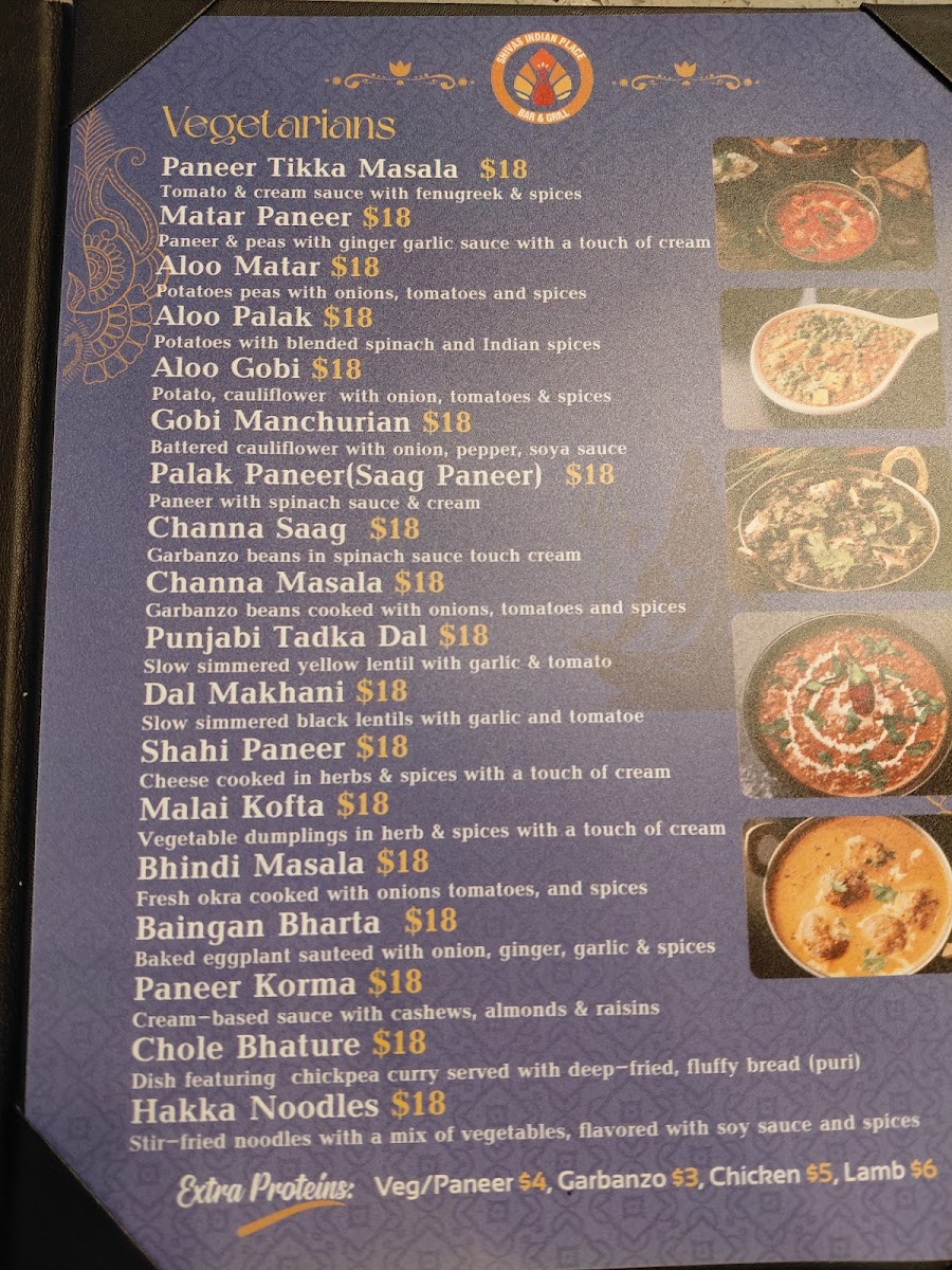 Shivas Bar and Grill Menu - Image 3