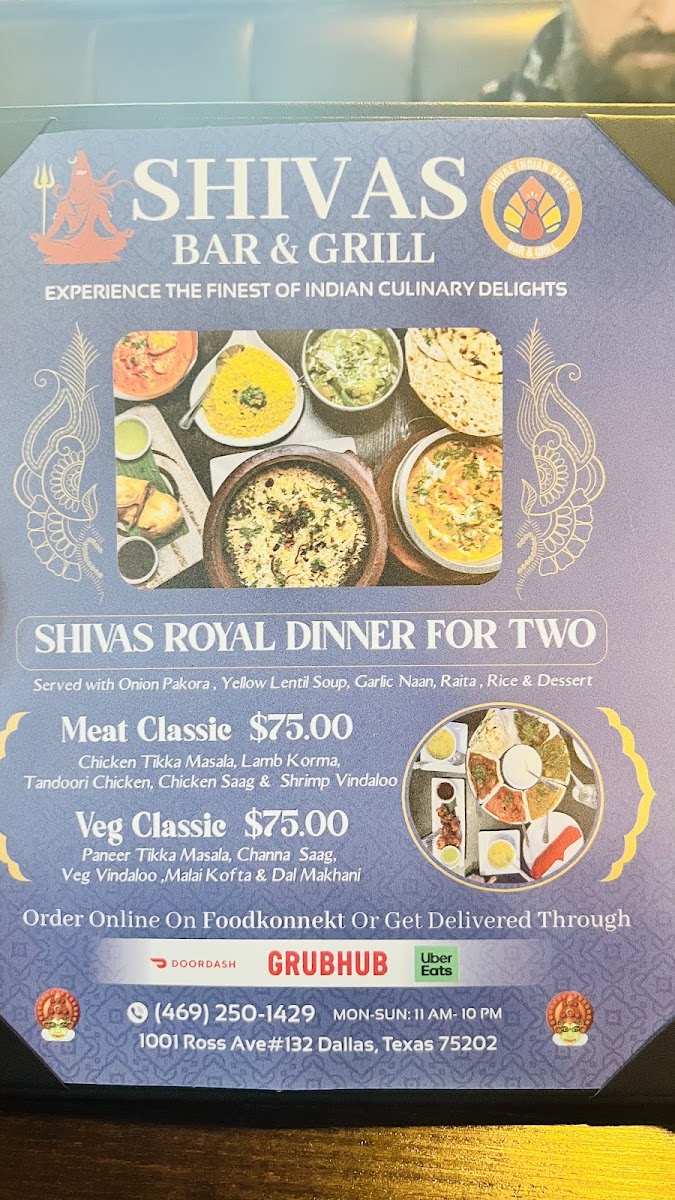 Shivas Bar and Grill Menu - Image 6